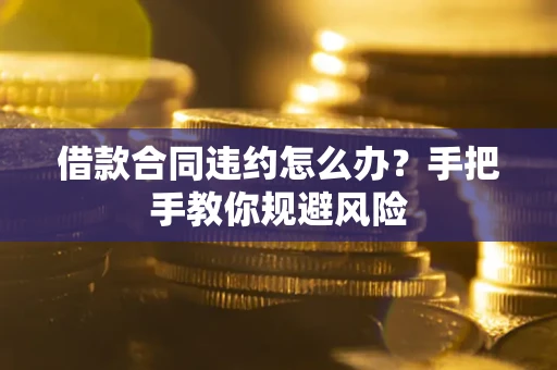 武汉借款合同违约怎么办？手把手教你规避风险