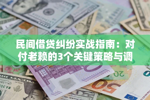 武汉民间借贷纠纷实战指南：对付老赖的3个关键策略与调解盲区解析