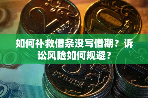 武汉如何补救借条没写借期？诉讼风险如何规避？