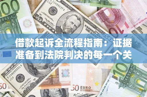 武汉借款起诉全流程指南：证据准备到法院判决的每一个关键步骤