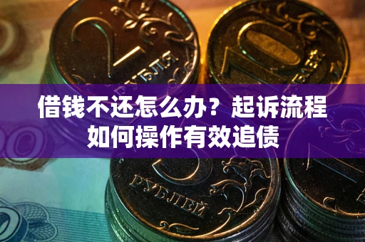 武汉借钱不还怎么办？起诉流程如何操作有效追债