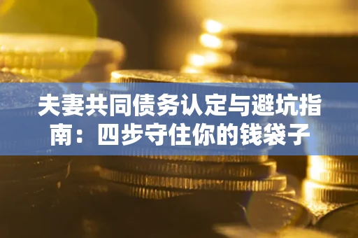 武汉夫妻共同债务认定与避坑指南：四步守住你的钱袋子