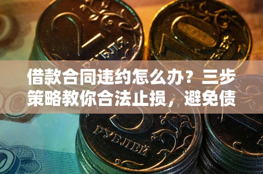 武汉借款合同违约怎么办？三步策略教你合法止损，避免债务危机升级