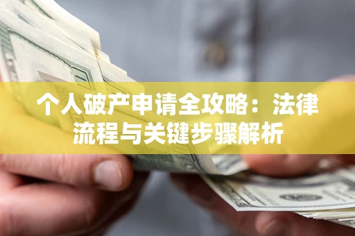 武汉个人破产申请全攻略：法律流程与关键步骤解析