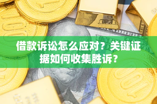 武汉借款诉讼怎么应对？关键证据如何收集胜诉？