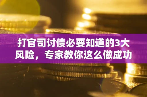 武汉打官司讨债必要知道的3大风险，专家教你这么做成功率飙升